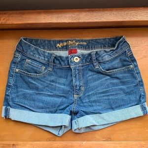 Denim Jean Cuffed Shorts Juniors Size 5